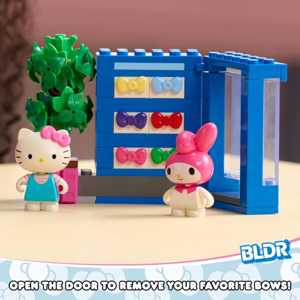 Hello Kitty & Friends BLDR Bow Dispensing Vending Machine Building Blocks Set - Picture 4 of 8